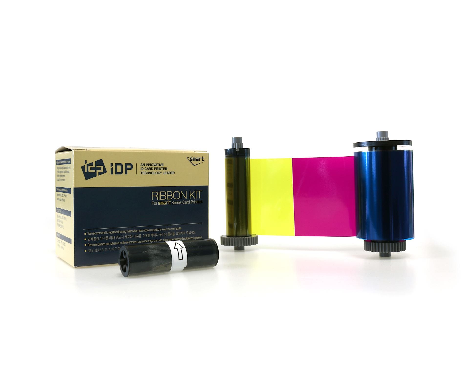 IDP Smart 653362 YMCKO full-colour ribbon, 200 prints per roll